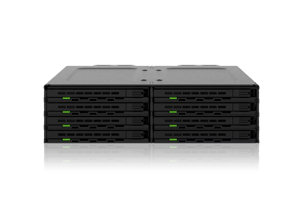 ExpressCage MB038SP-B_8 x 2.5インチ SAS/SATA HDD/SSD搭載用