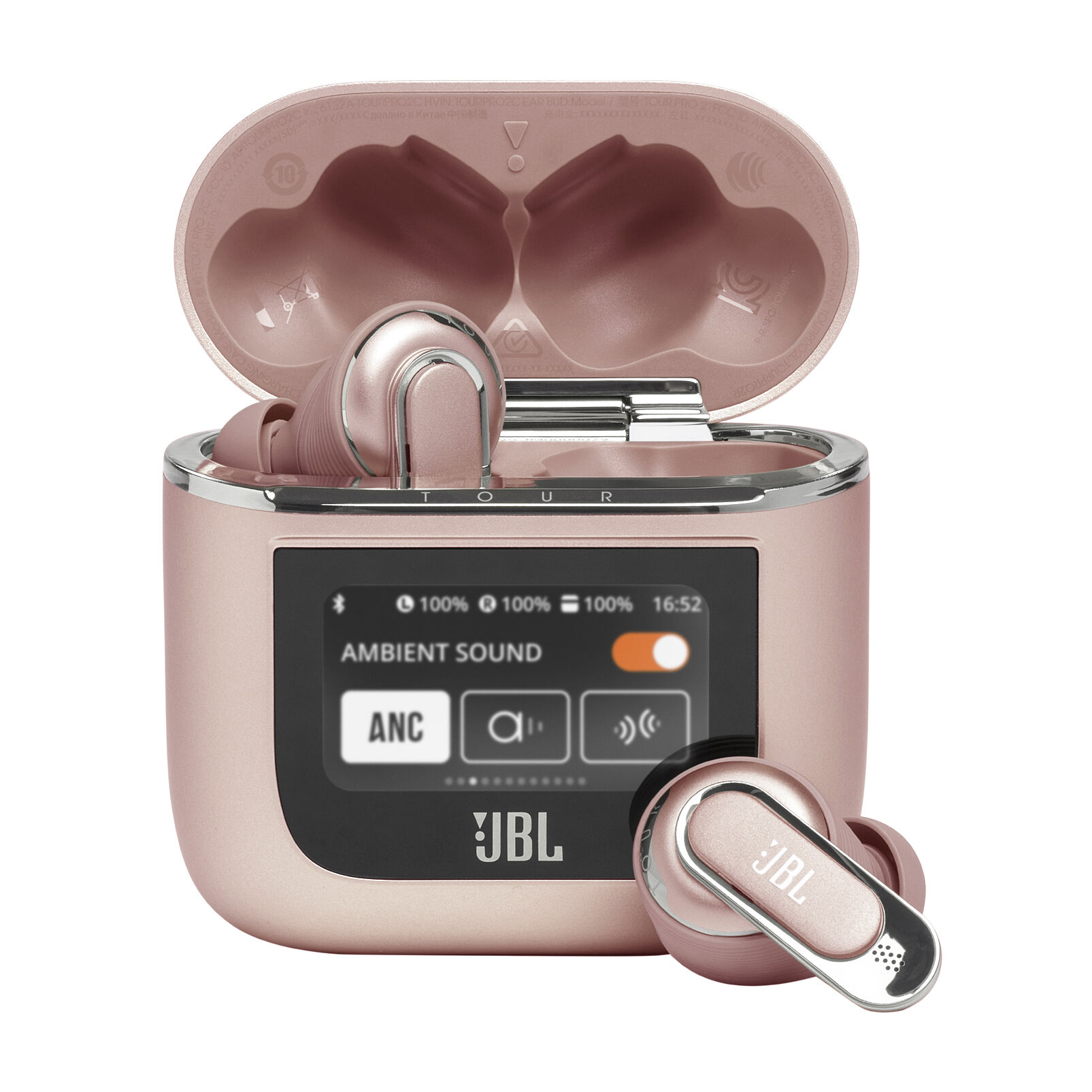 JBL Tour Pro 2 | ハイブリッドノイズキャンセリング完全ワイヤレス