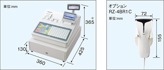 シャープ 電子レジスタ ER-A421-W 補助金対象モデル 電子レジスタ <ER-A421>｜電子レジスタ｜法人のお客様へ