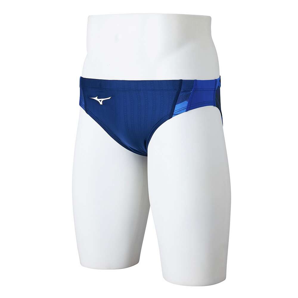 美品】MIZUNO RQ632 ブルー×レッド 高光沢 競パン ライフセーバー 美品