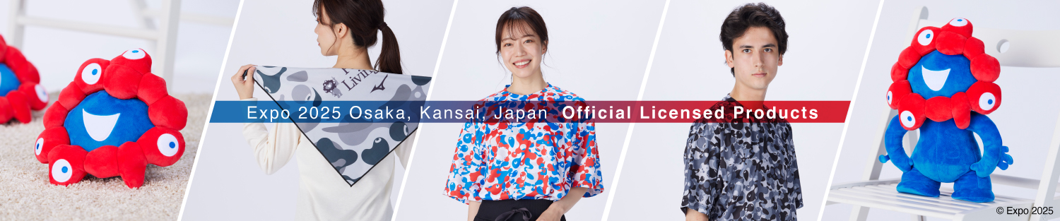 大阪・関西万博】EXPO2025デザインシステム総柄Tシャツ|C2JABB01