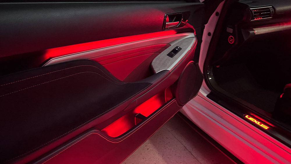 LEDスカッフプレート ワンオフ製作対応、面発光イルミネーション