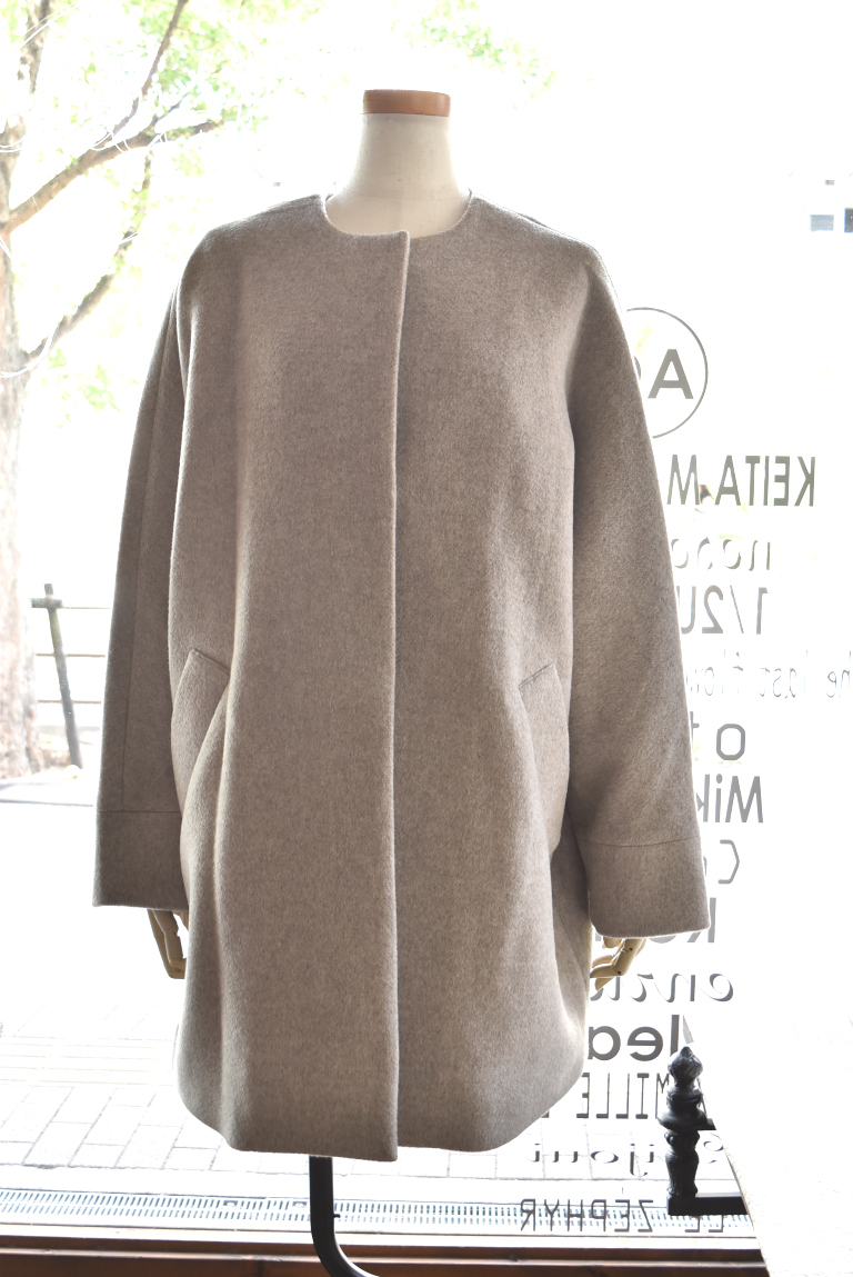 TICCA(ティッカ) 25A/W ノーカラーテントコート | 大阪・北摂・千里山