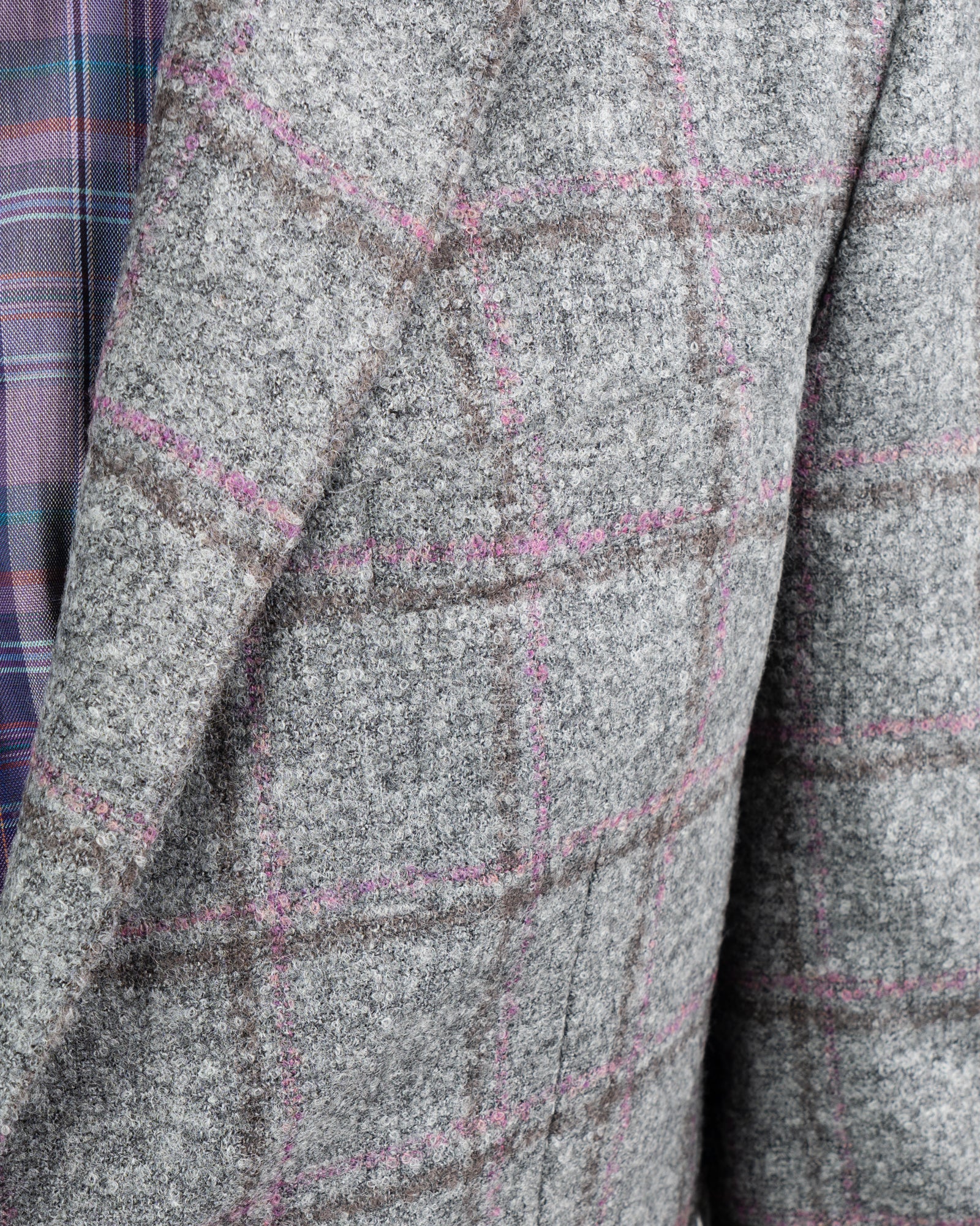 Loro Piana Suri Alpaca Pearl Grey Windowpane Sportcoat – Julian's