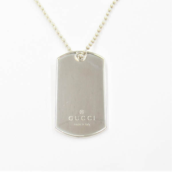 買取実績】GUCCI グッチ ドッグタグボールネックレス 925
