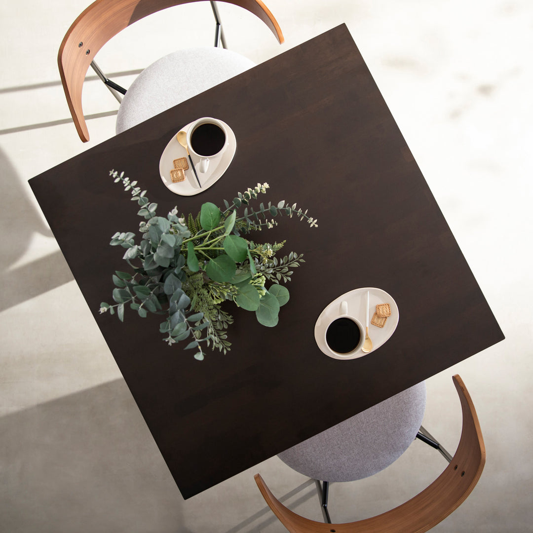 THE CAFE TABLE / ラバーウッド Black Steel トライアングル 4pin