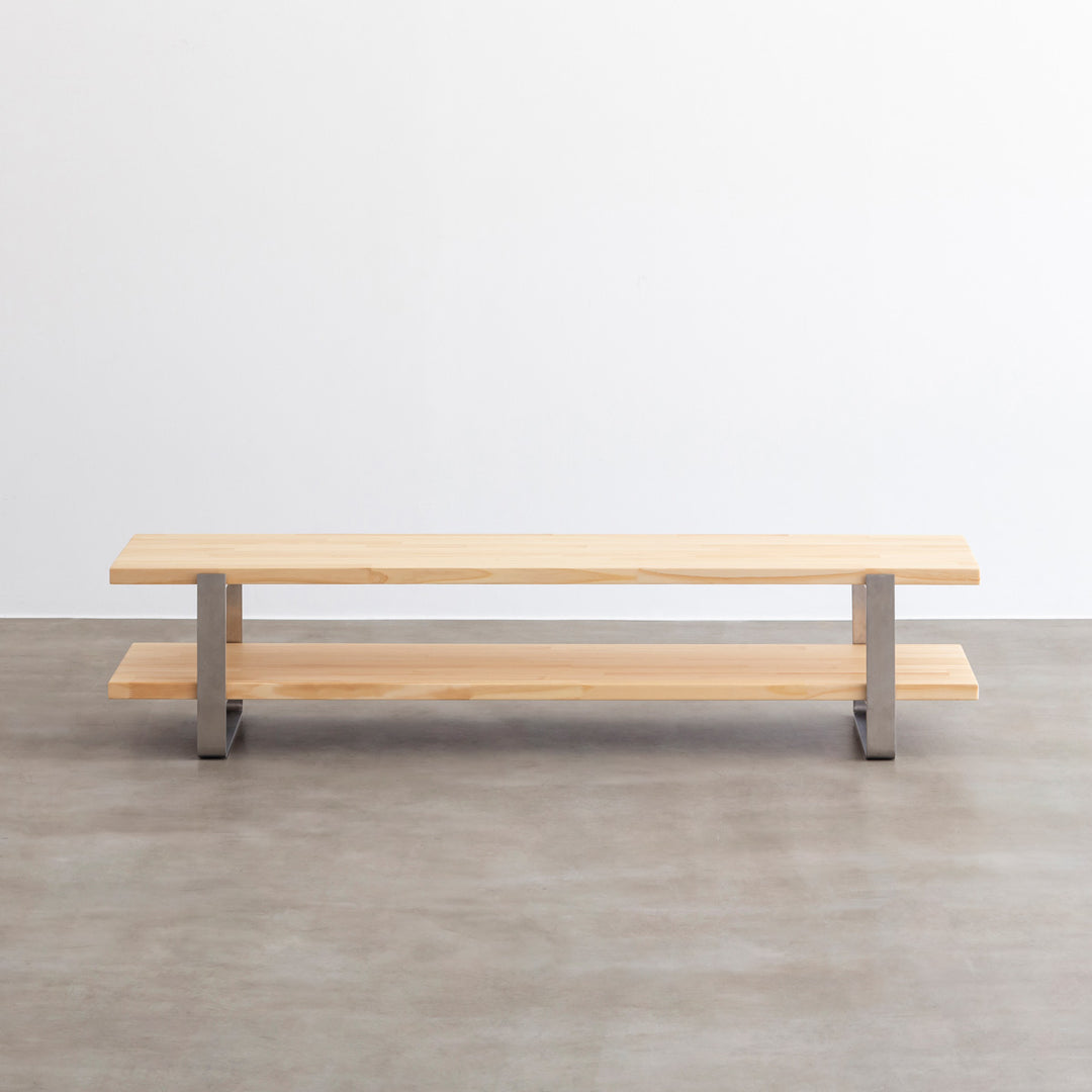 THE TV BOARD / LOW TABLE パイン × Stainless – KANADEMONO