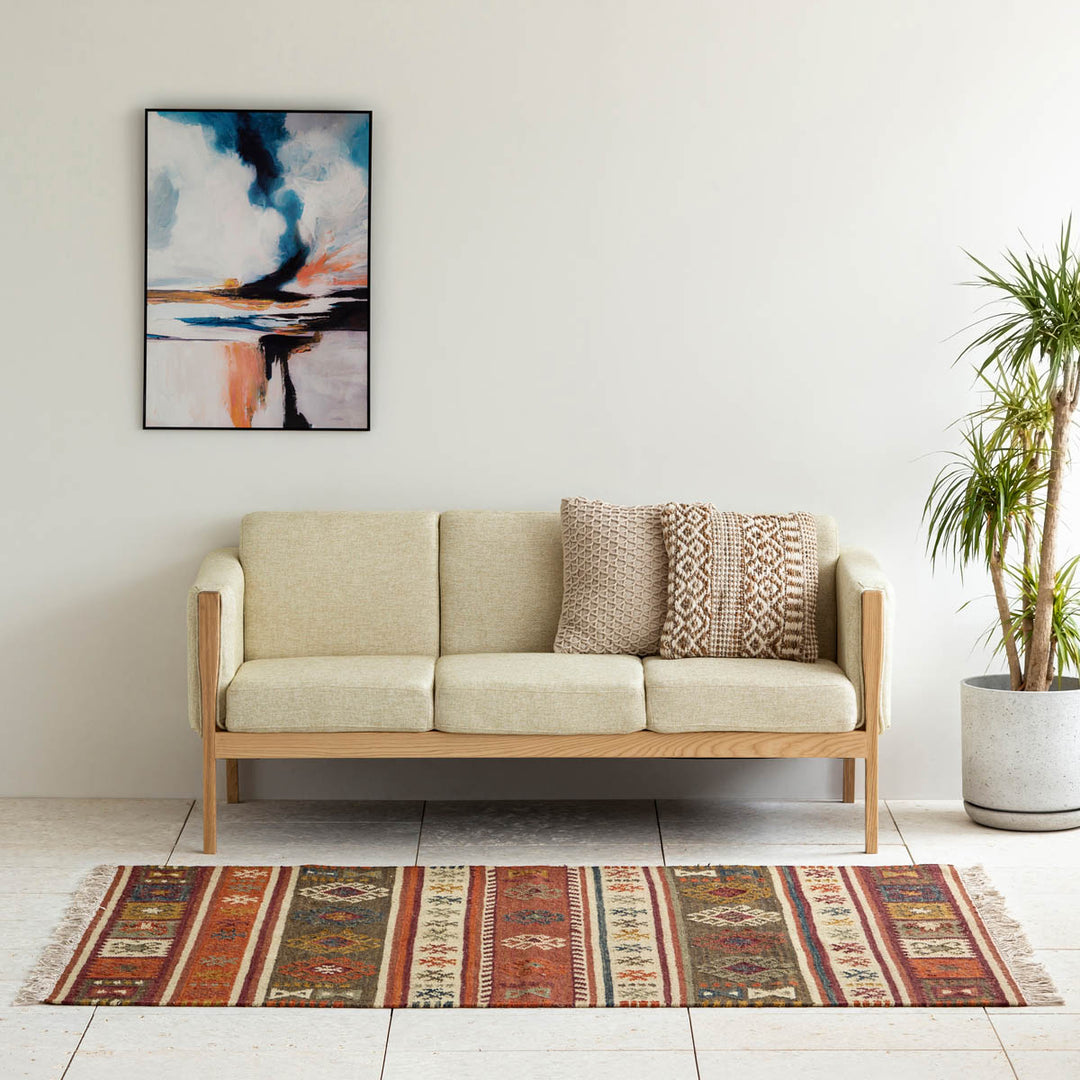 Geometric Panja Rug 140×200 – KANADEMONO