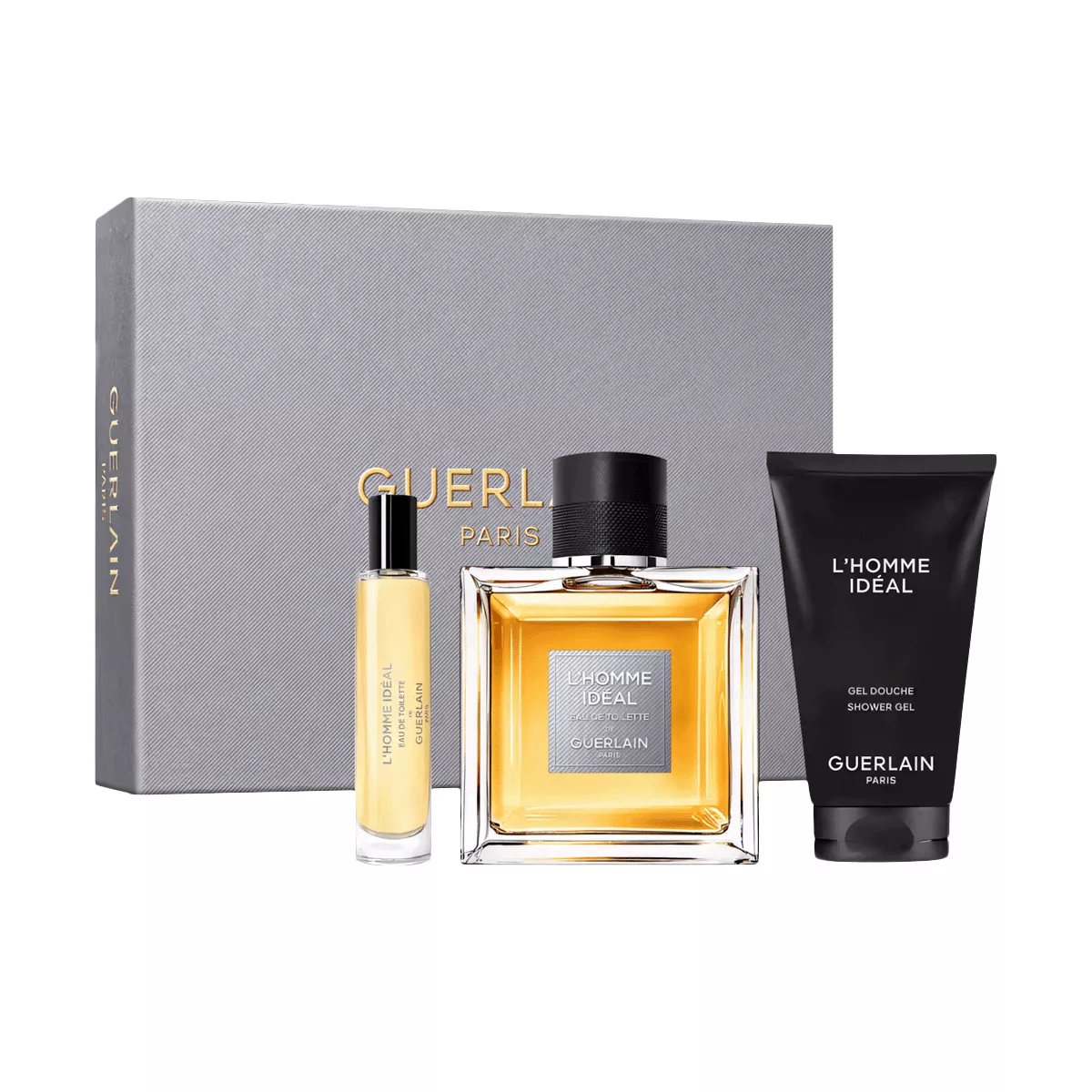 L'Homme Ideal Set By Guerlain EDT For Men - 3 Pieces