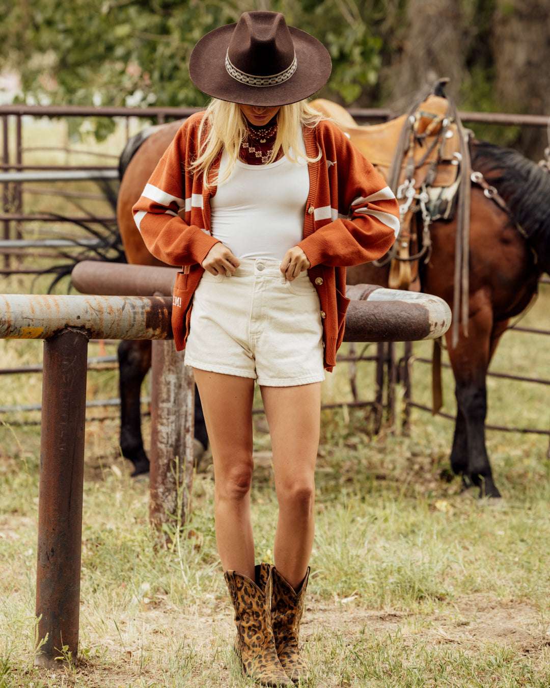 Texas Longhorns Vinti Cardigan | KADYLUXE