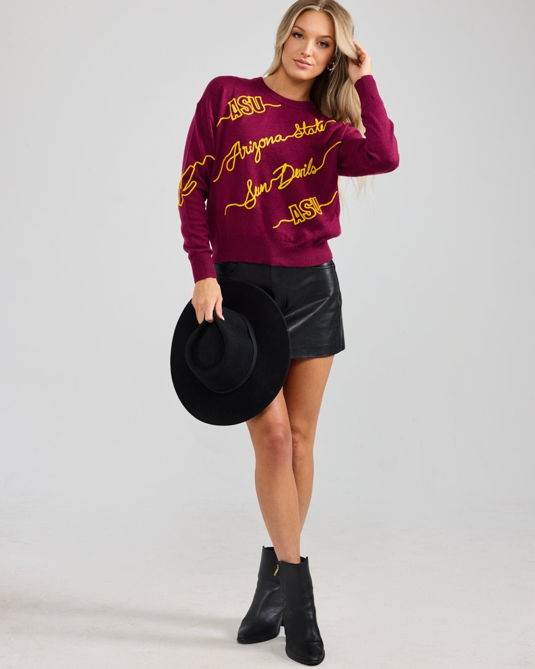 ASU Sun Devils Love Letter Sweater | KADYLUXE