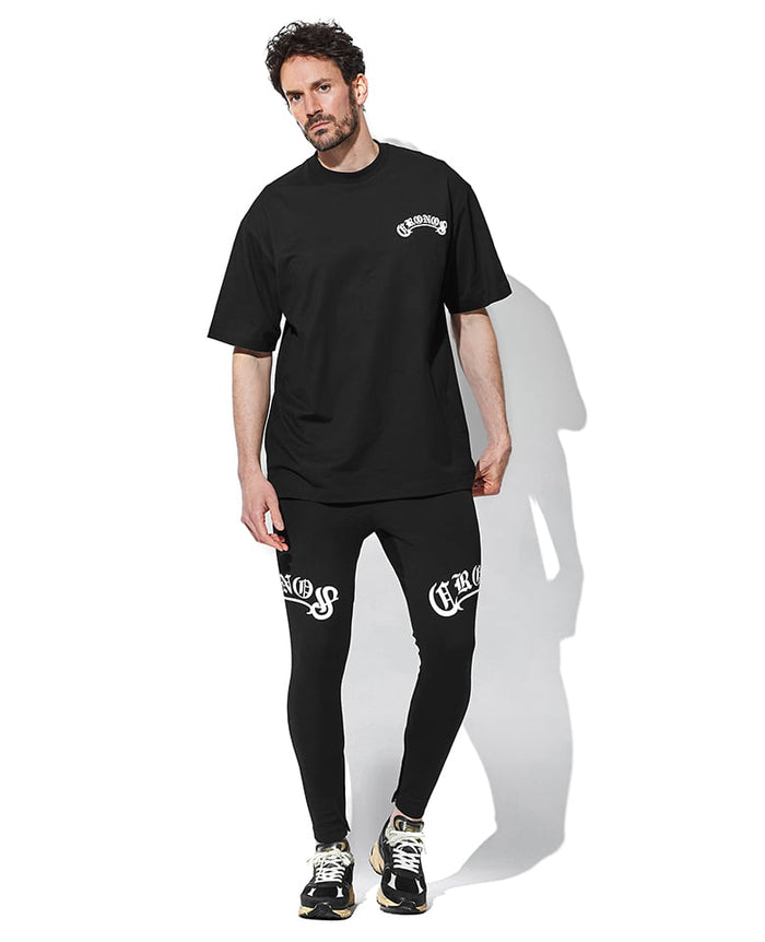 クロノス アーチ ブラックレター ロング パンツ – 買えるLEON
