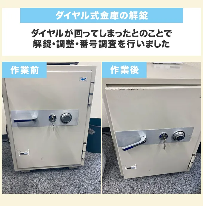ダイヤル式金庫が開かない！ダイヤルの回し方や解錠費用を解説