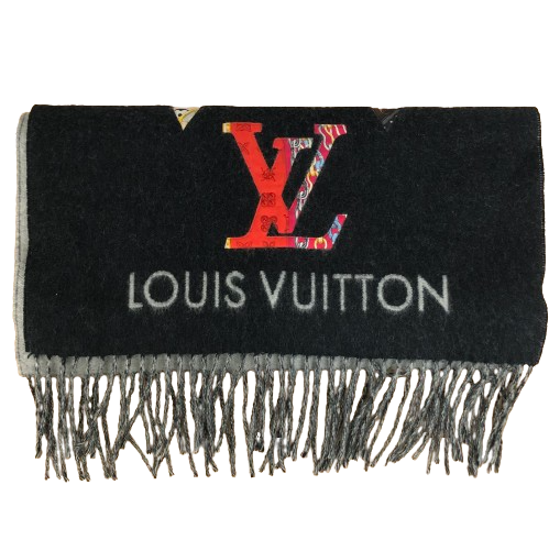 LOUIS VUITTON ルイ・ヴィトン パッチワークマフラー ファッション