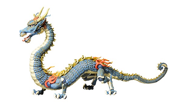 タケヤ式自在置物 KT-004 龍(りゅう) 着彩｜KTプロジェクト｜海洋堂