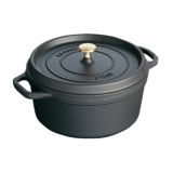 ストウブ ピコ・ココット ラウンド 24cm ブラック 40500-241 | 食品包