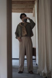 002 Dress Trousers ( HS ) Sand Beige - 手記 ｜ 柿乃葉 / KAKINOHAHANARE