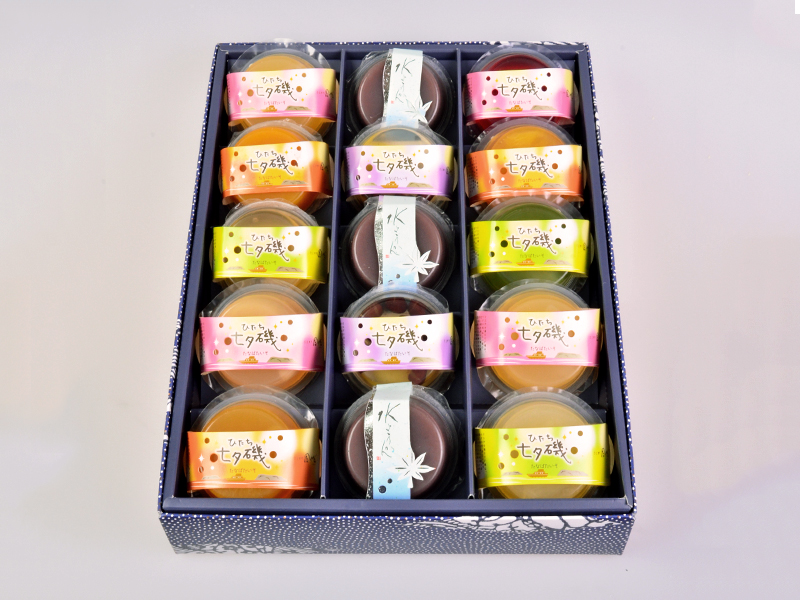 日立の四季のお菓子｜菓匠たけだひたち七夕磯-水ようかんセットD