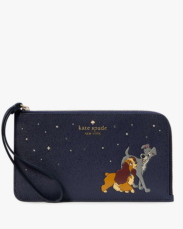 Disney X Kate Spade New York Lady And The Tramp Medium L Zip