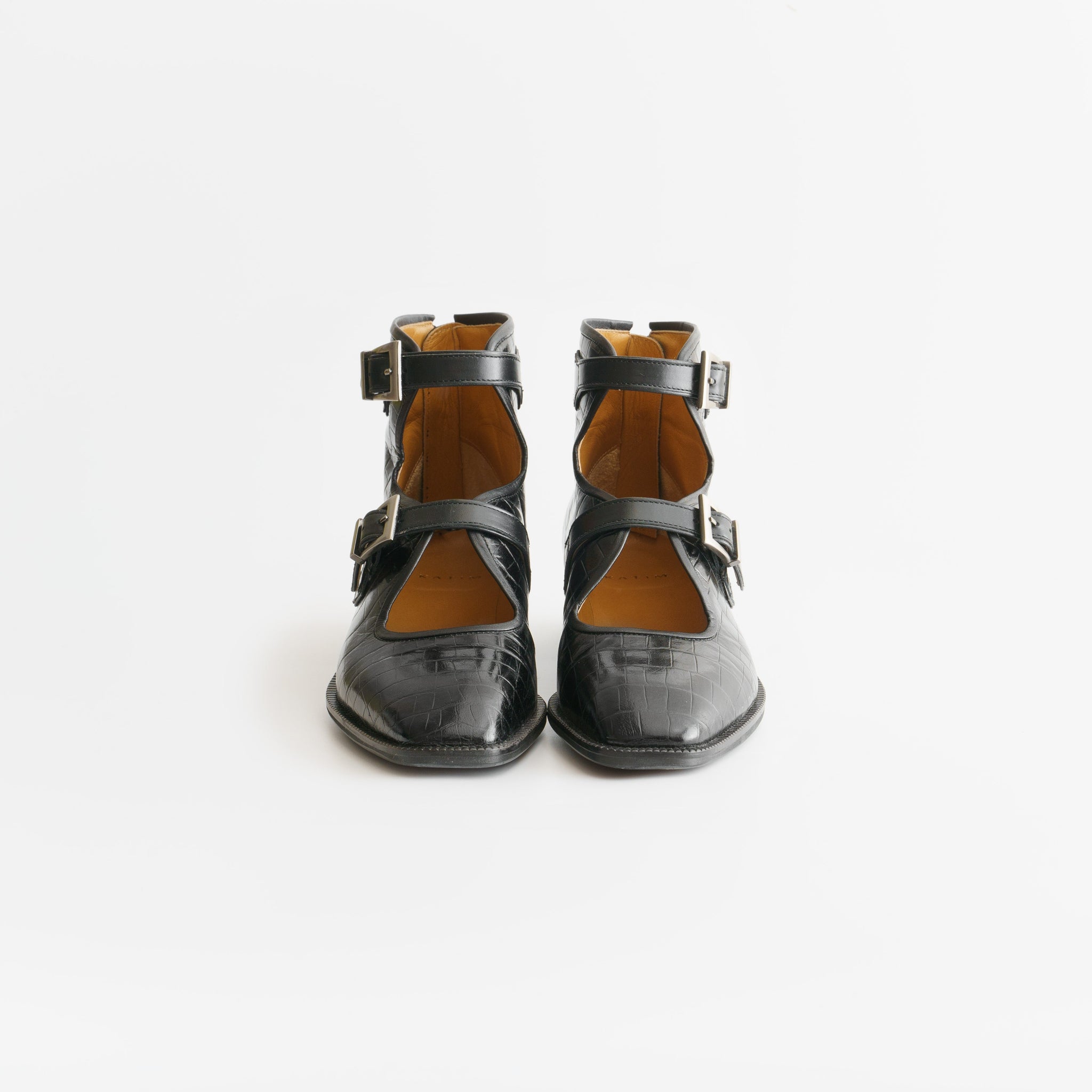 FOLKLAND_croco black(black sole) – KATIM Official Online Store
