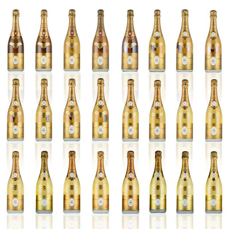 ルイ ロデレール クリスタル ヴァーティカル 24本セット ( 1979-2012