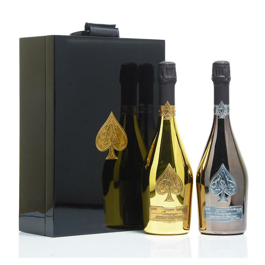Armand de Brignac ゴールドシャンパン 750ml 木箱入り Amazon.co.jp