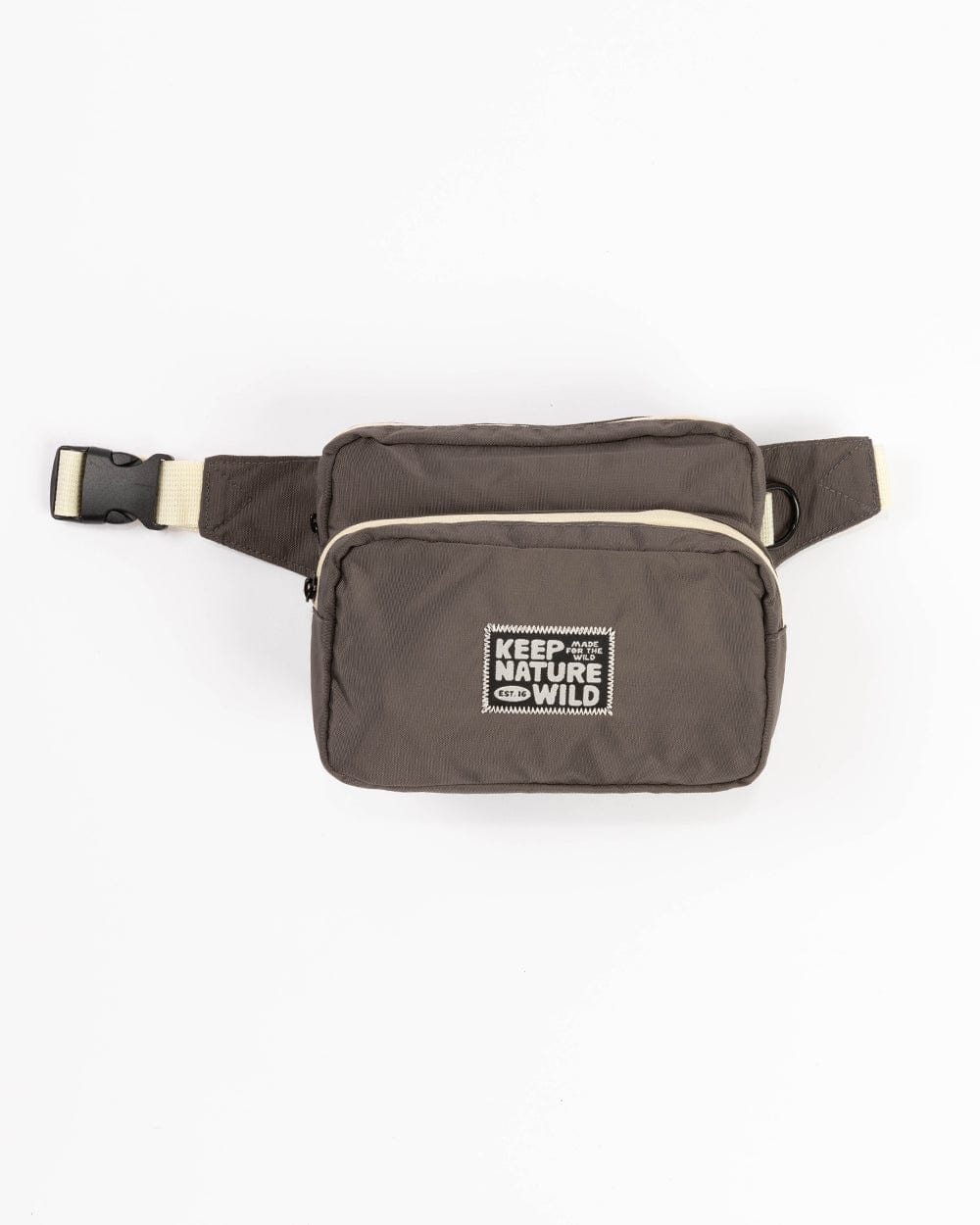 KNW Fanny Pack Coal/Cream | Keep Nature Wild