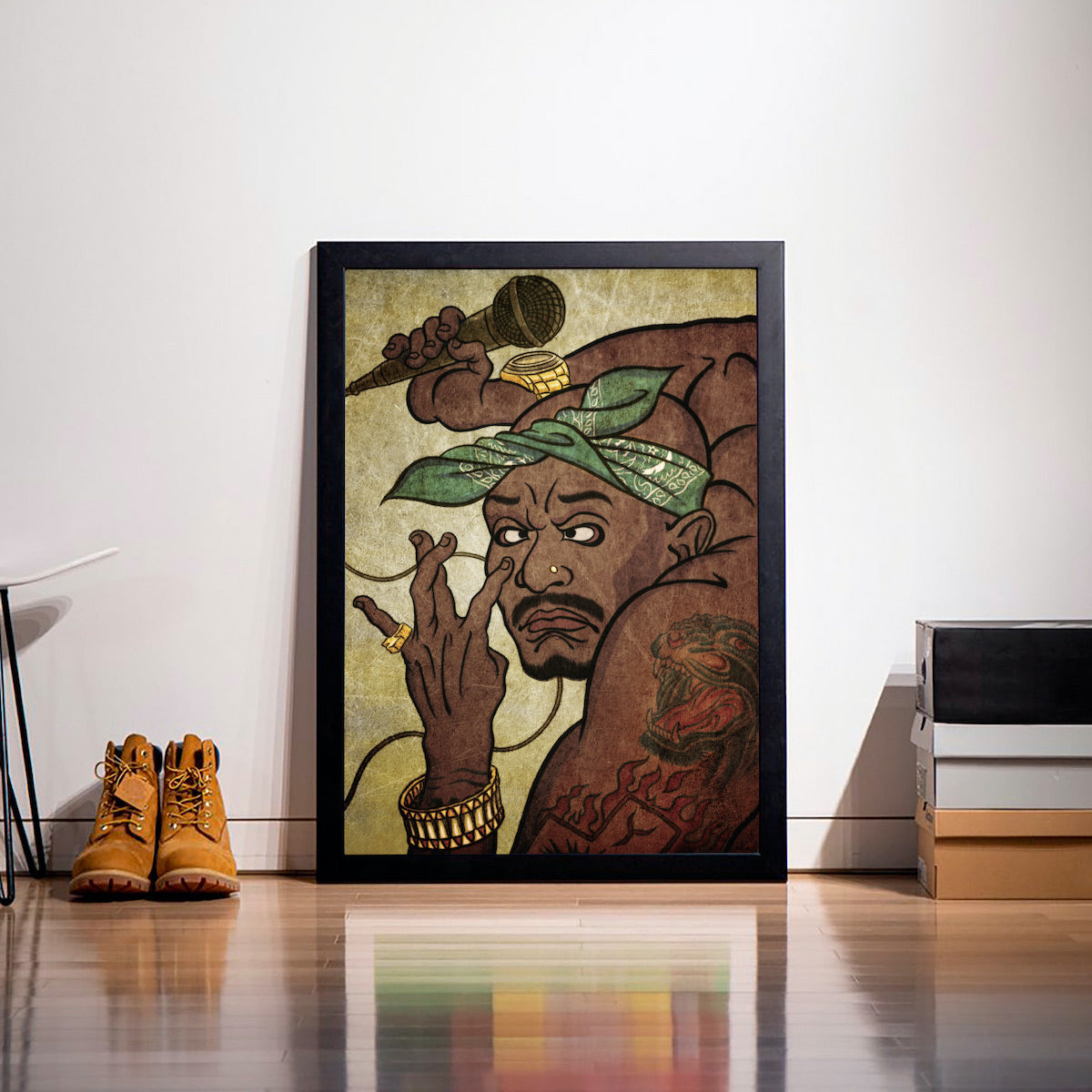 APPLEBUM “トゥパック” 浮世絵 A1 Poster KF2511001 – Kinetics