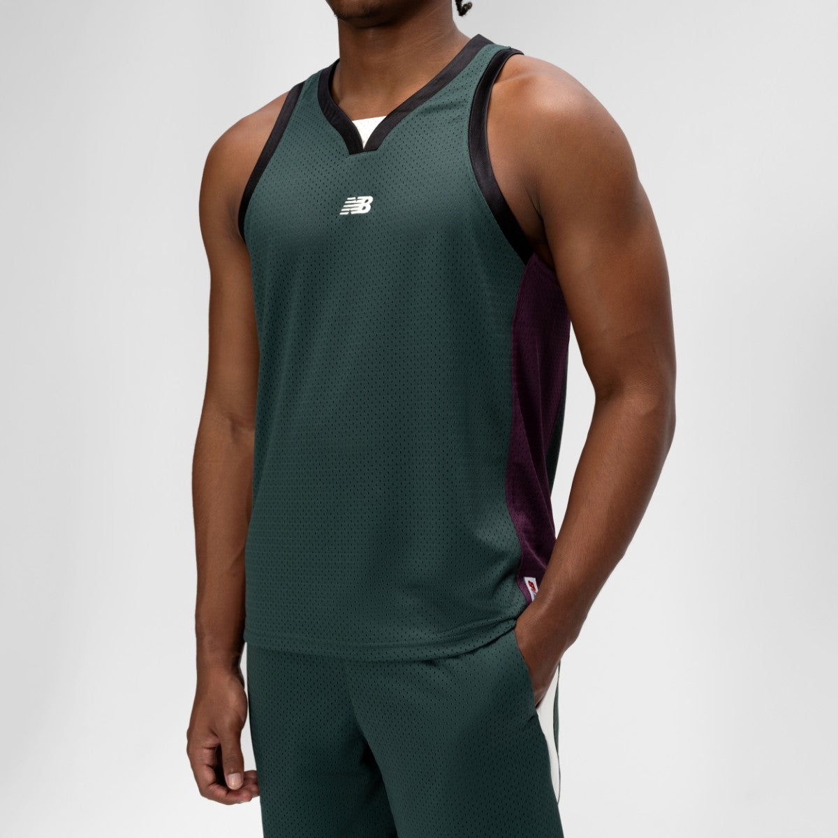 New Balance Basketball V-Neck Mesh Jersey MT61E50 – Kinetics