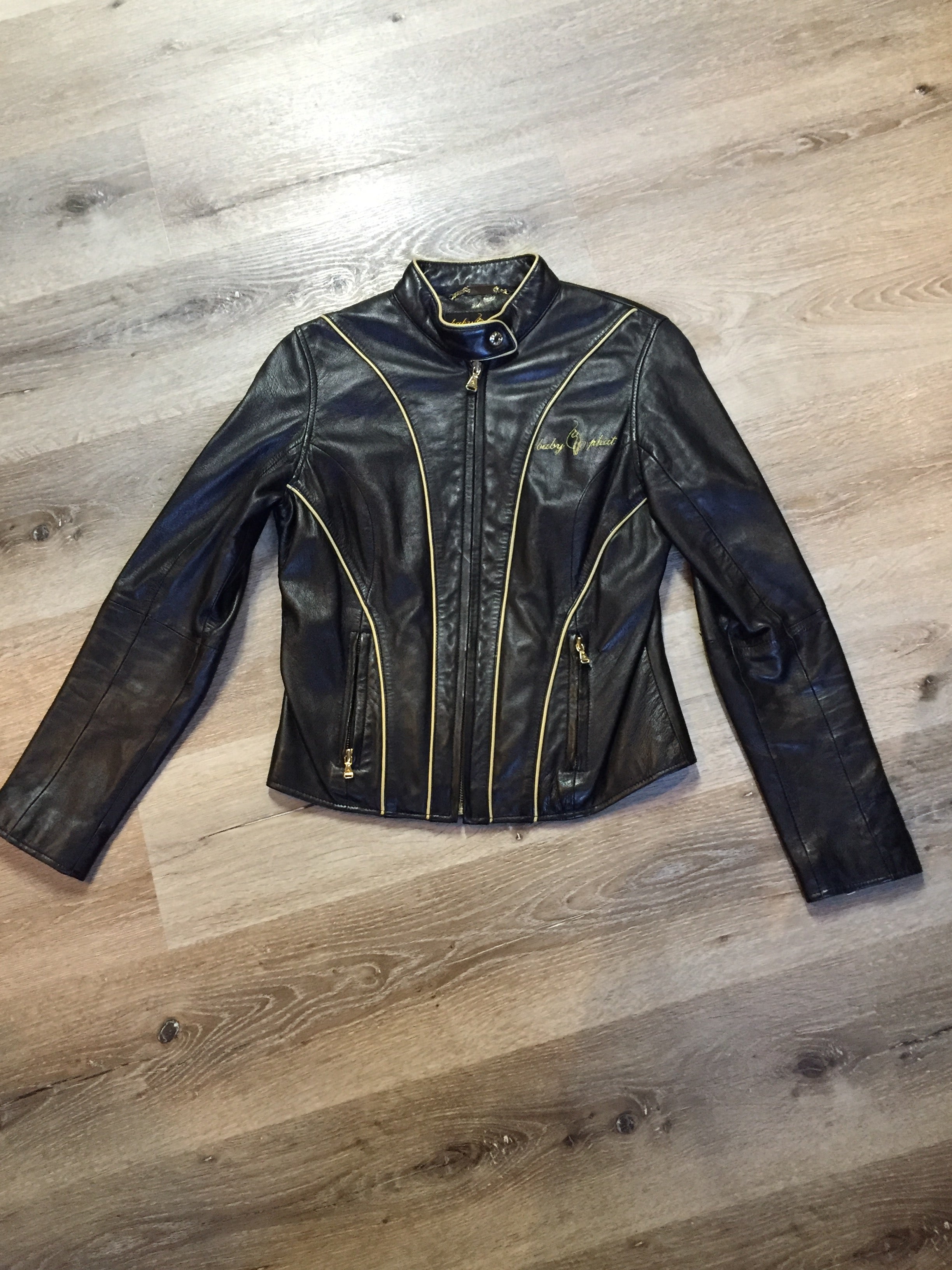 Baby Phat Black Leather Moto Jacket – KingsPIER vintage