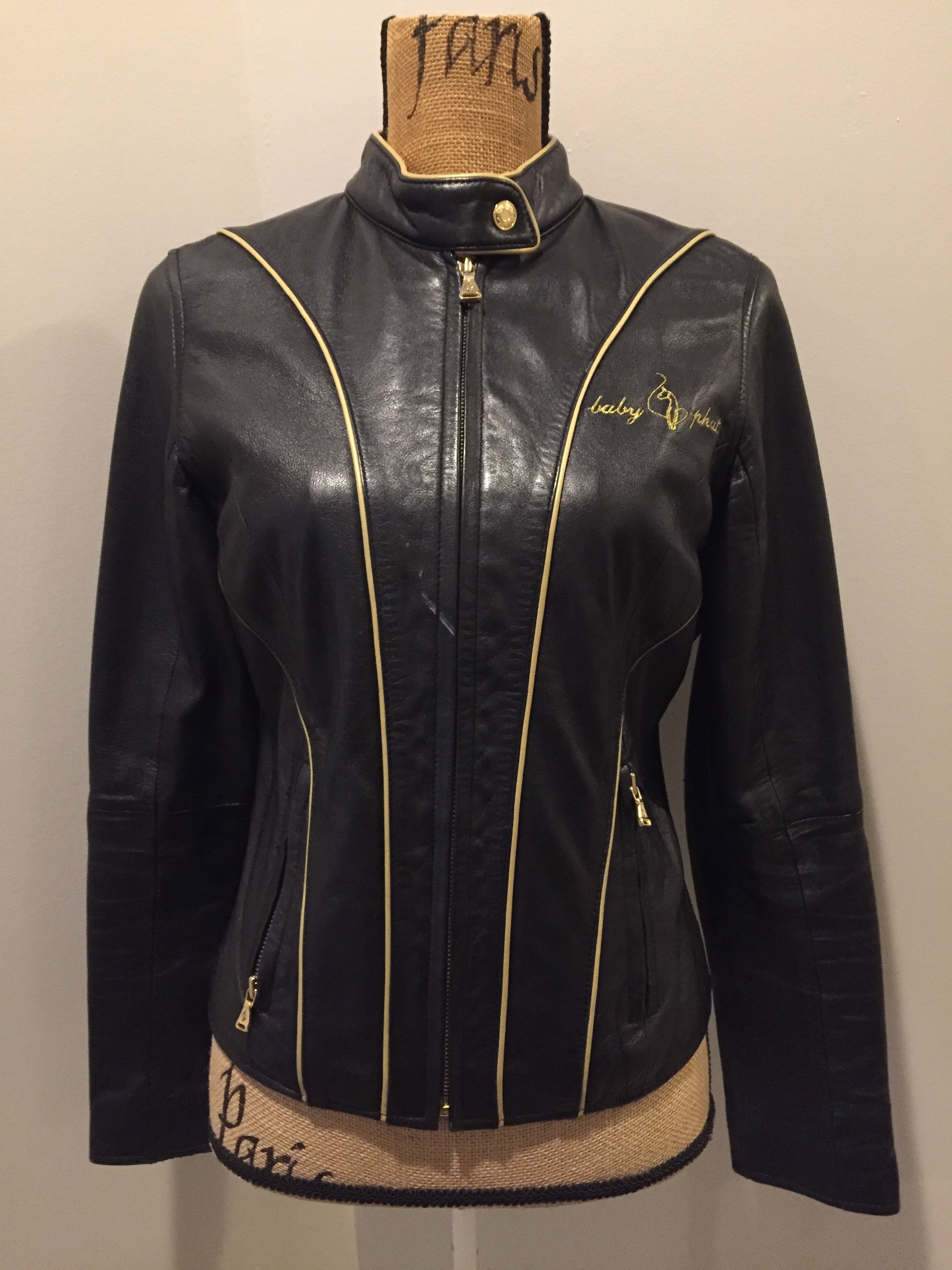 Baby Phat Black Leather Moto Jacket – KingsPIER vintage
