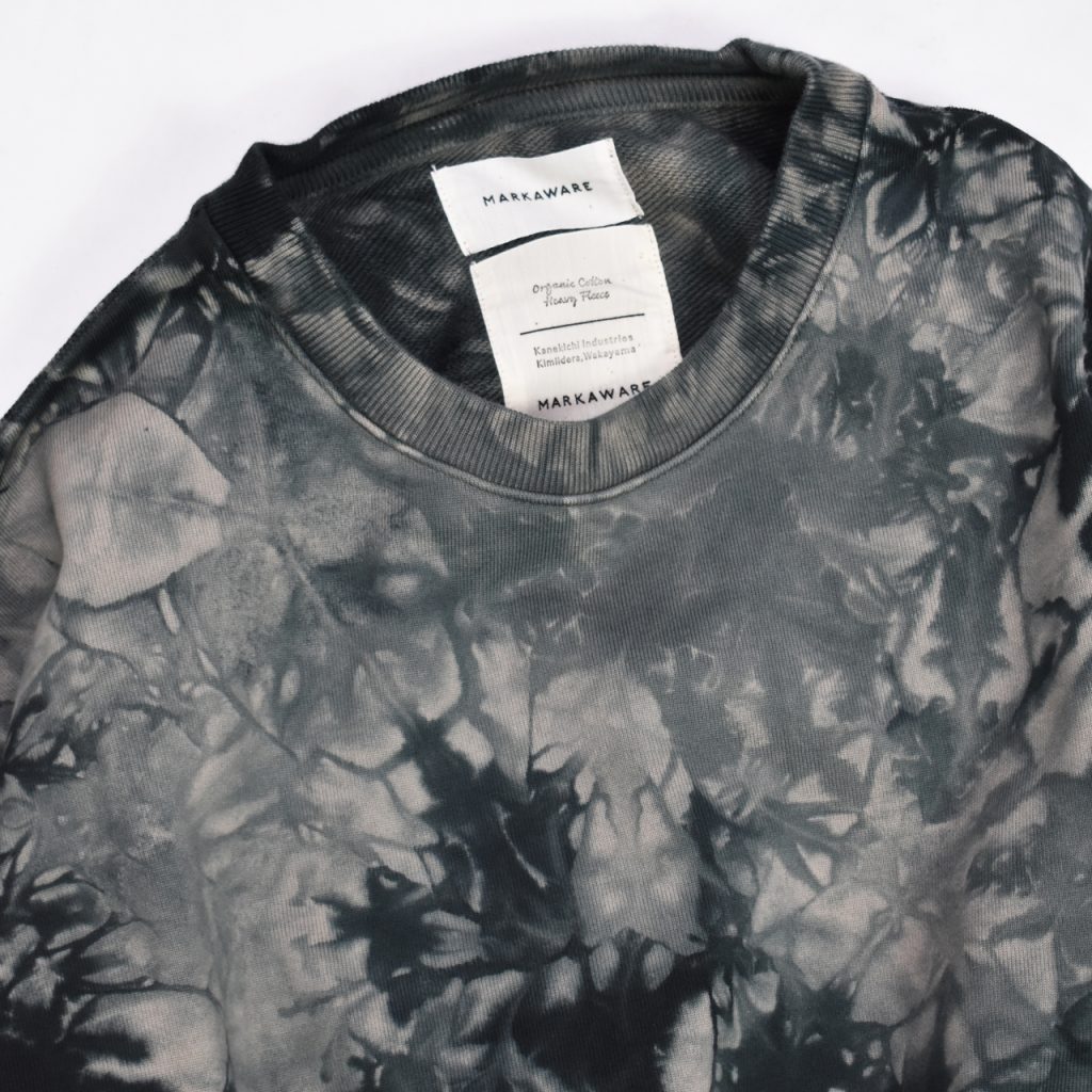 MARKAWARE (マーカウェア) 23AW/秋冬 タイダイ柄ヒュージスウェットが