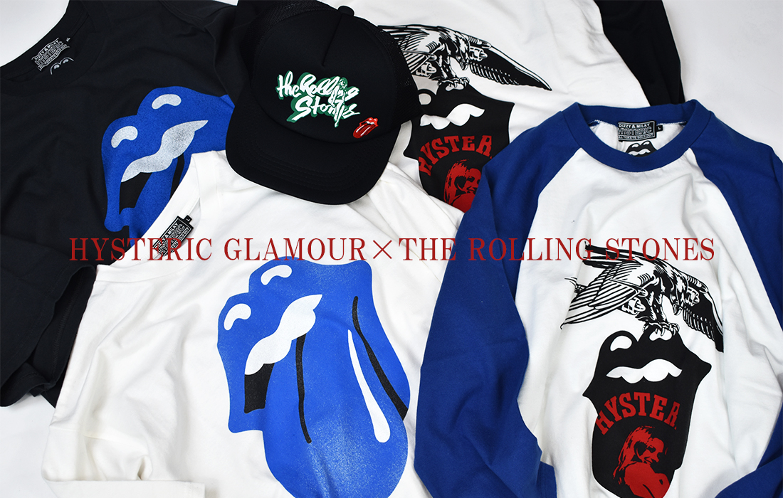 HYSTERIC GLAMOUR(ヒステリックグラマー) ローリングストーンズコラボT