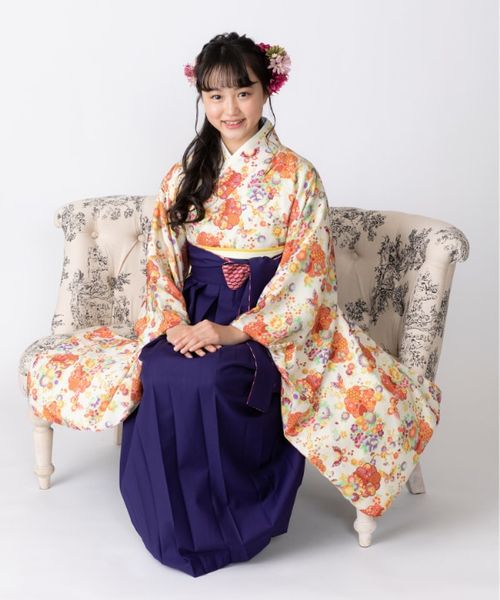 スウィートマミー 小学校 卒業式 簡単着付け 袴 セット 女の子 | 0101