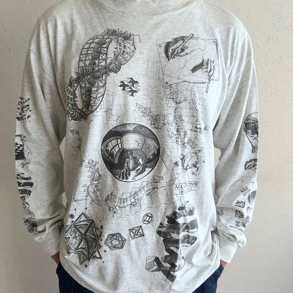 90s M.C Escher Long T-shirt Made in USA – KIARIS vintage&closet