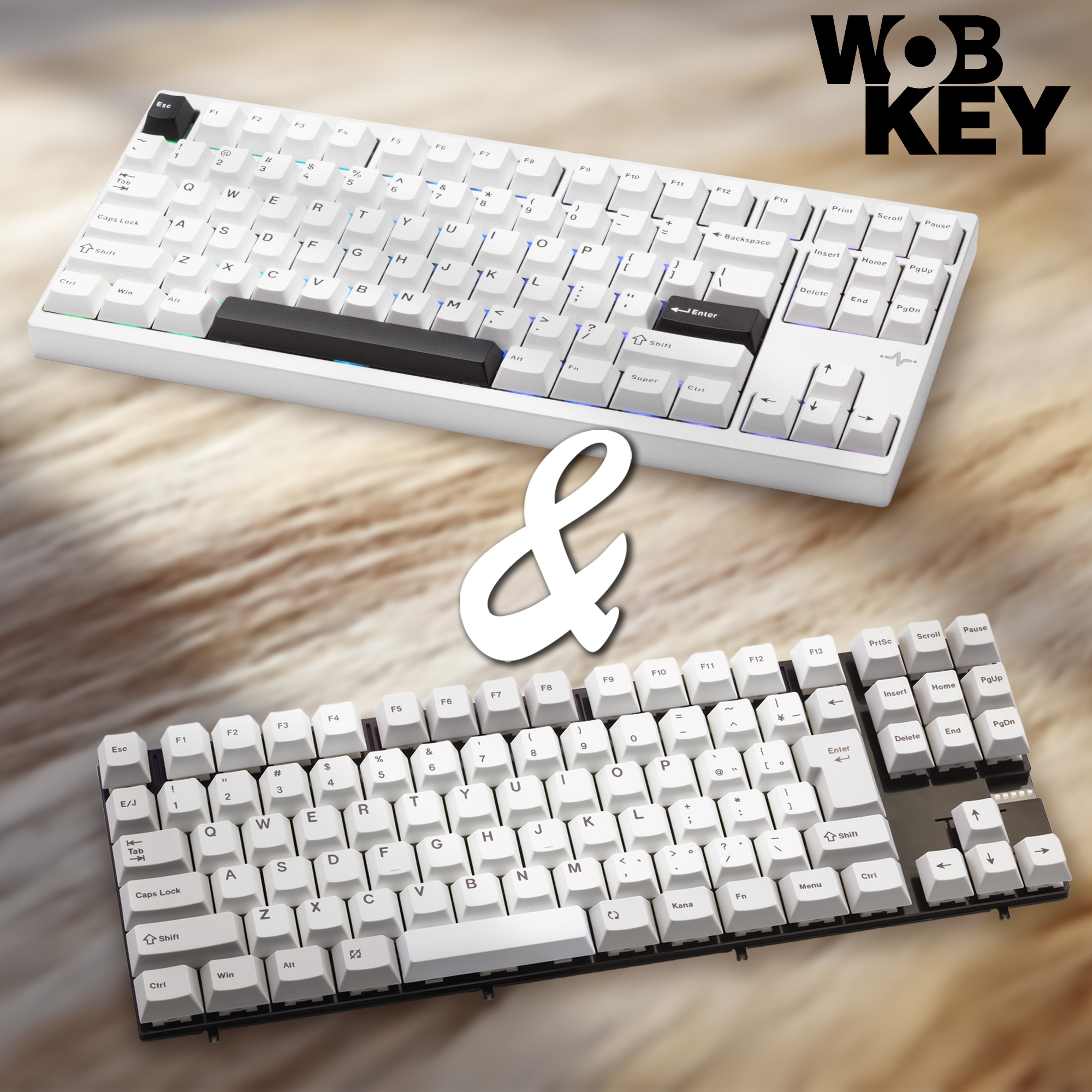 少量限定】WOBKEY Crush 80+日本語配列キット-セット【メカニカル