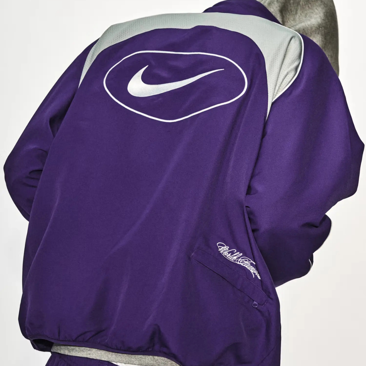 Supreme Nike Track Jacket Purple (SS25) – Kick It NZ