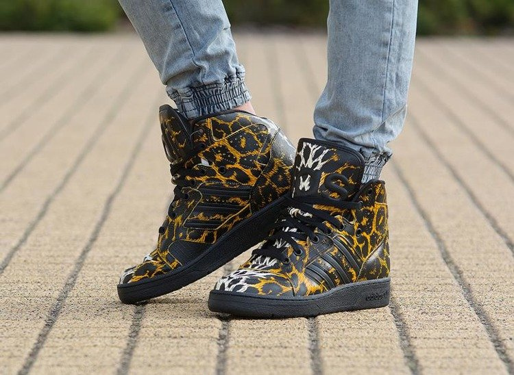ADIDAS JEREMY SCOTT INSTINCT HI LEOPARD (D65985) | Womens  Adidas