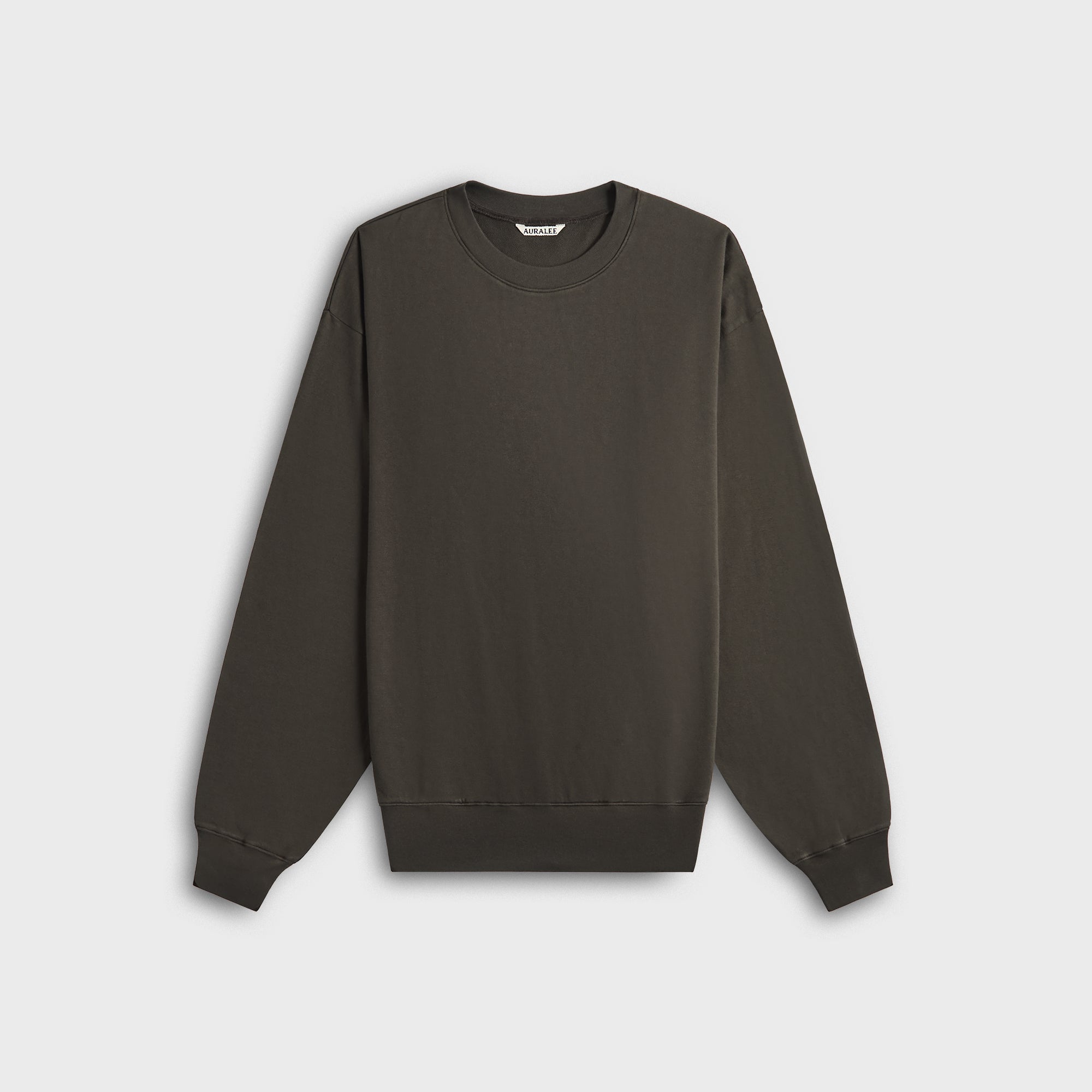 Auralee Super High Gauge Sweat P/O Sweatshirt - Dark Brown – Kith
