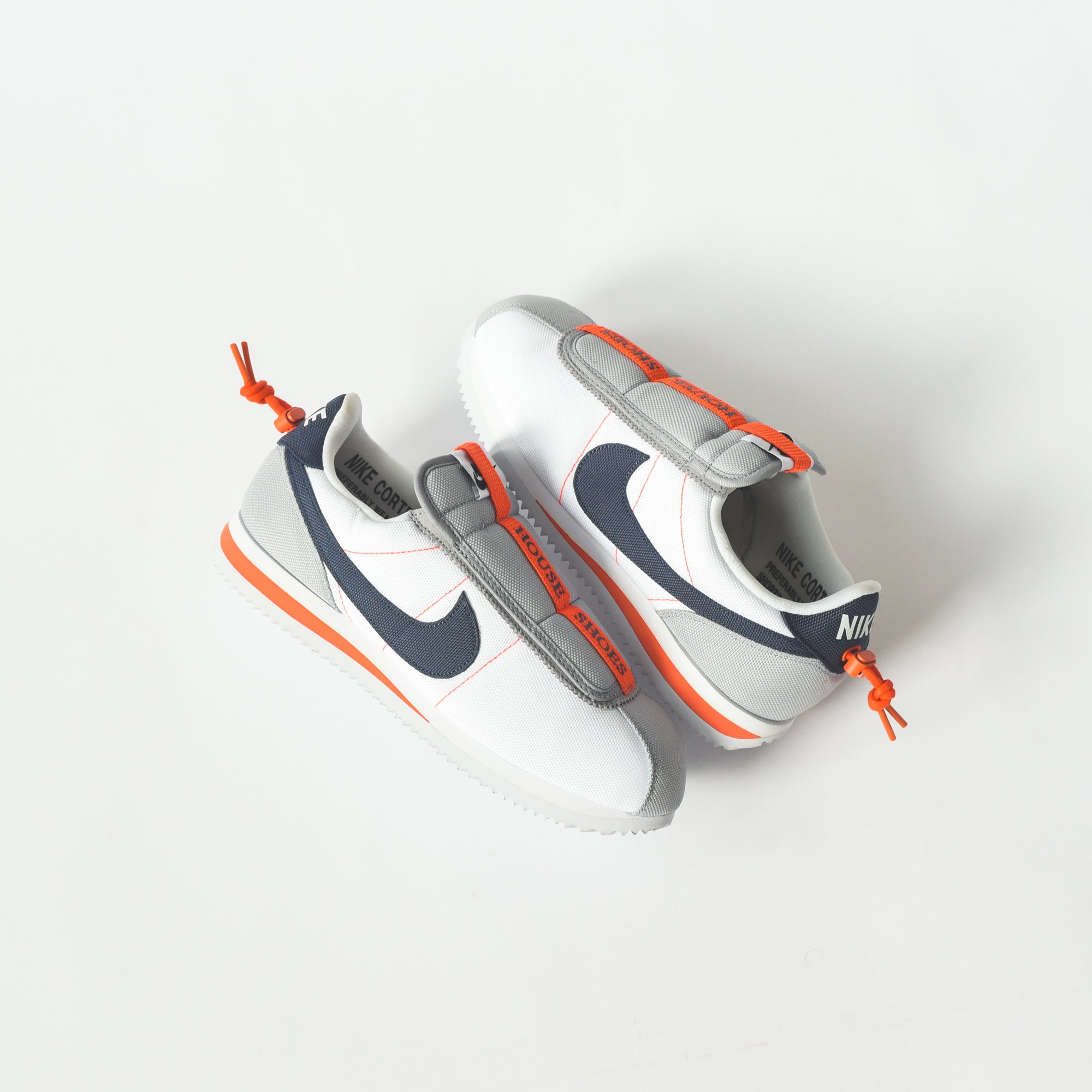 Nike x Kendrick Lamar Cortez Basic Slip - White / Thunder Blue – Kith