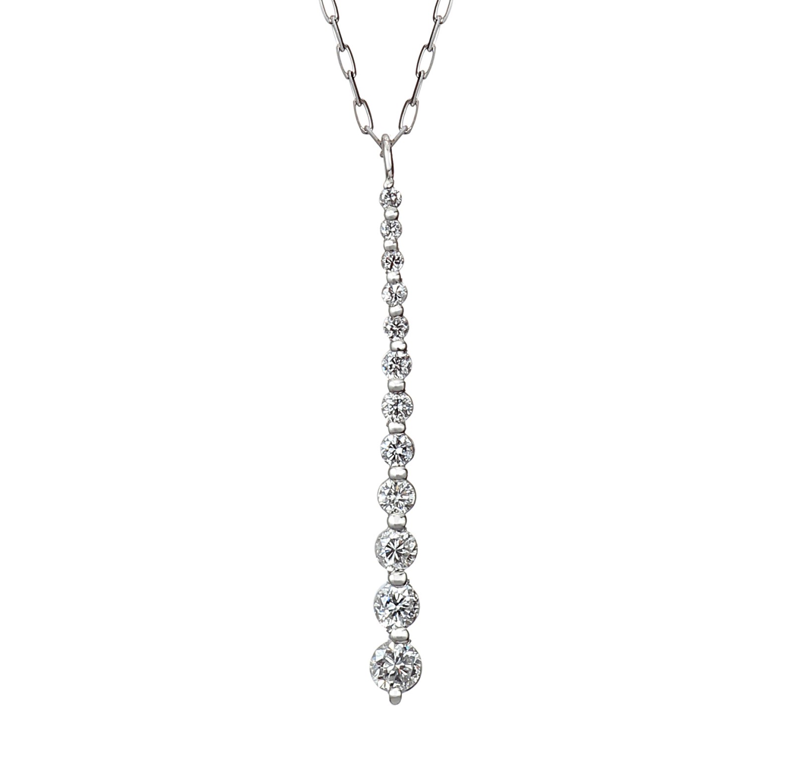 プラチナ ダイヤモンド ペンダントネックレス（D0.25ct）｜真珠卸