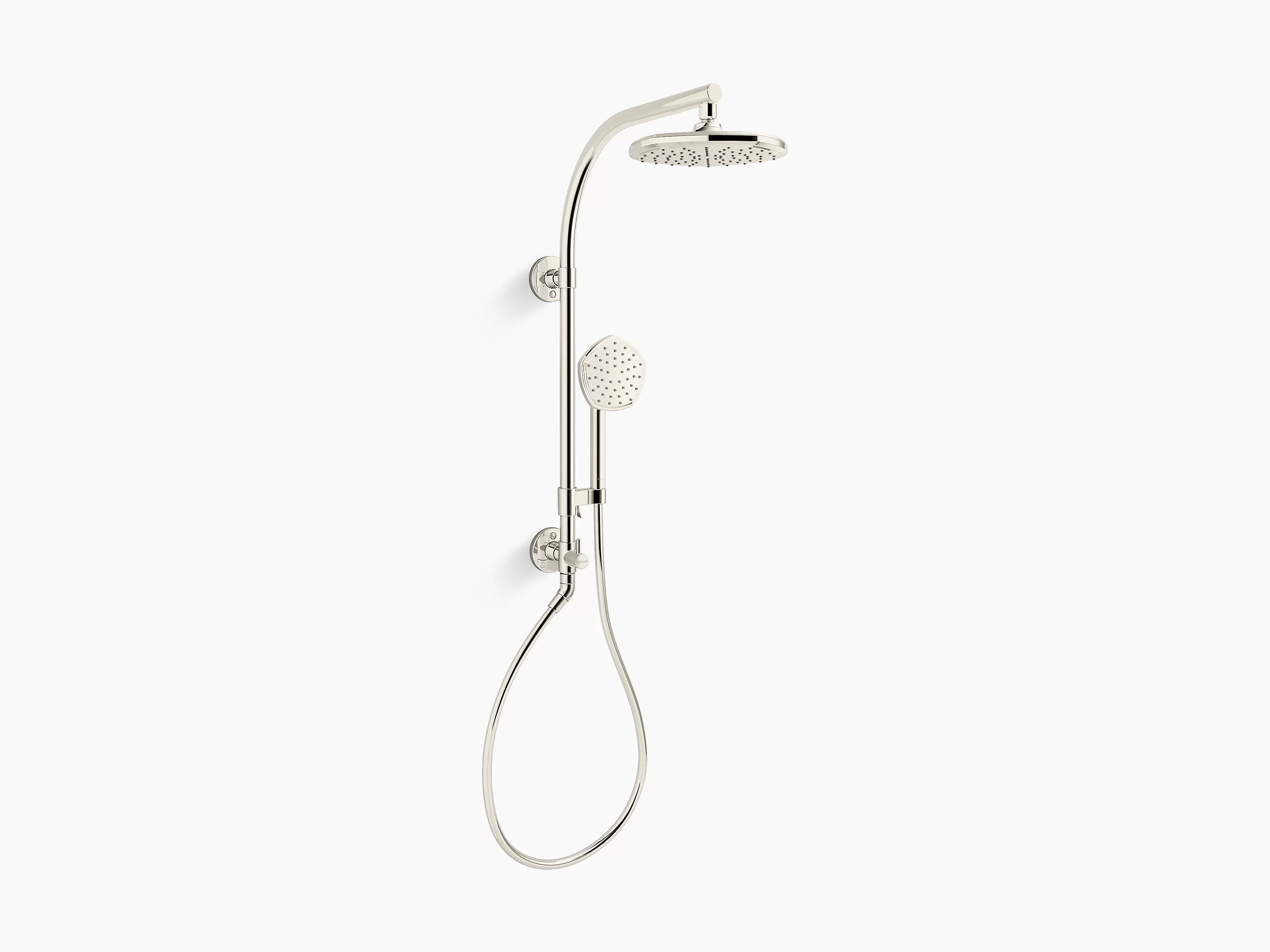 K-27118-G-CP | HydroRail™-R Occasion™ Arch shower column kit with