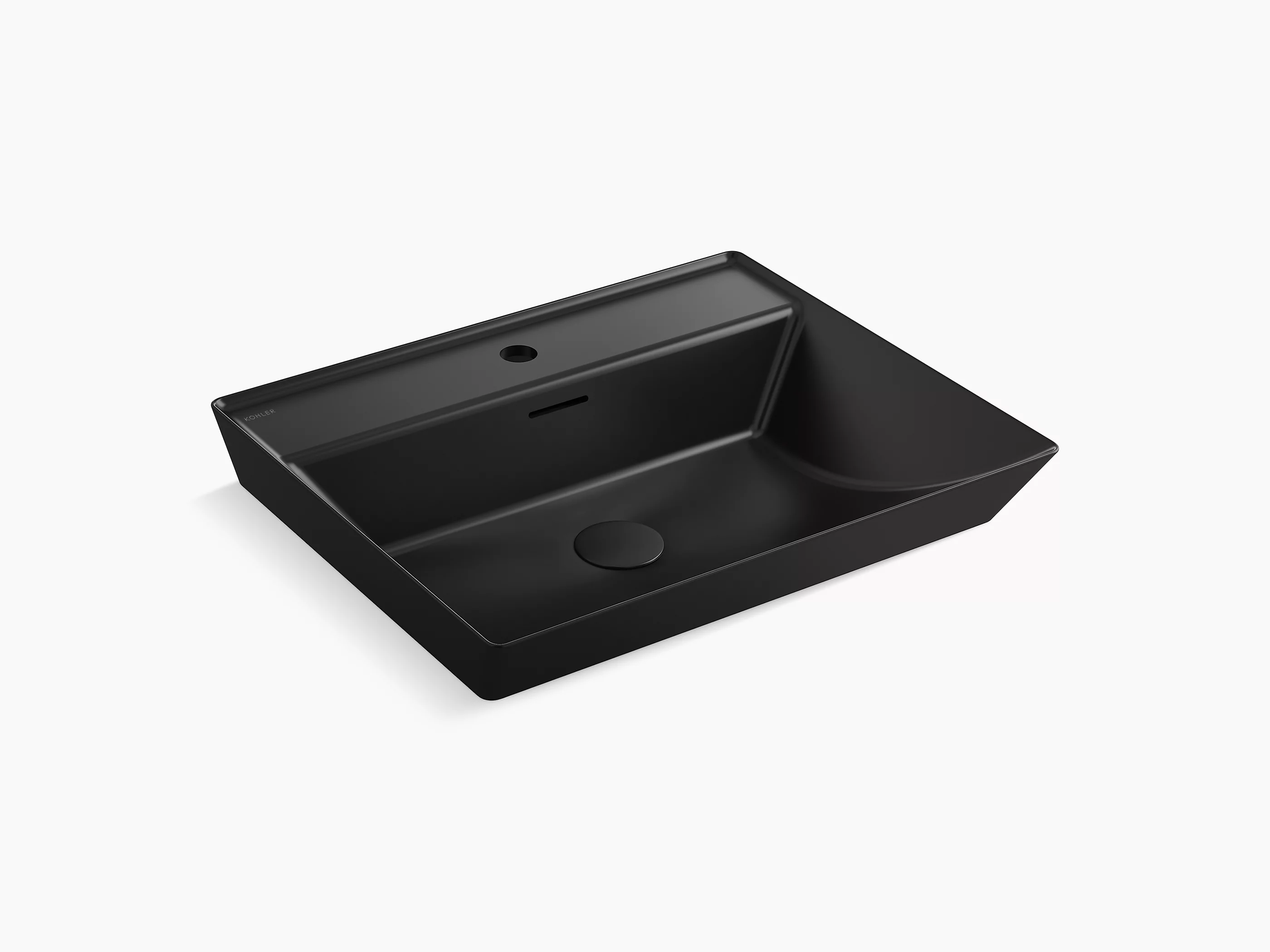 K-21059-1-0 | Brazn™ Rectangle Vessel bathroom sink | Studio KOHLER®