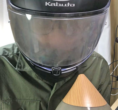 バイク】エアロブレード5のピンロックシートのレビュー【曇り止め