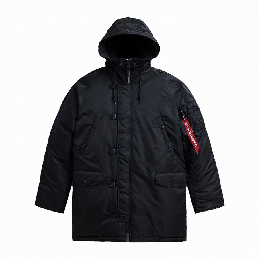 Alpha N3B men's jacket black - shop kolba.pl