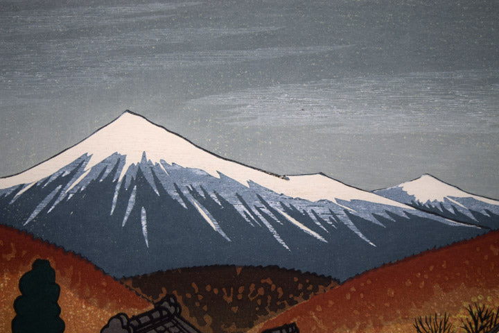 谷内六郎「なわとび」木版画 絵画買取・販売の小竹美術