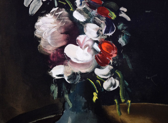 モーリス ド ヴラマンク（Maurice de VLAMINCK）「花瓶の花」銅版画