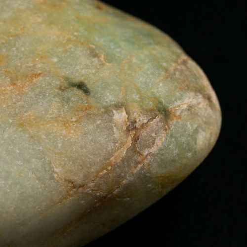 プレミアム・海石・透過抜群・親不知海岸・120g】（プレミアム淡緑色