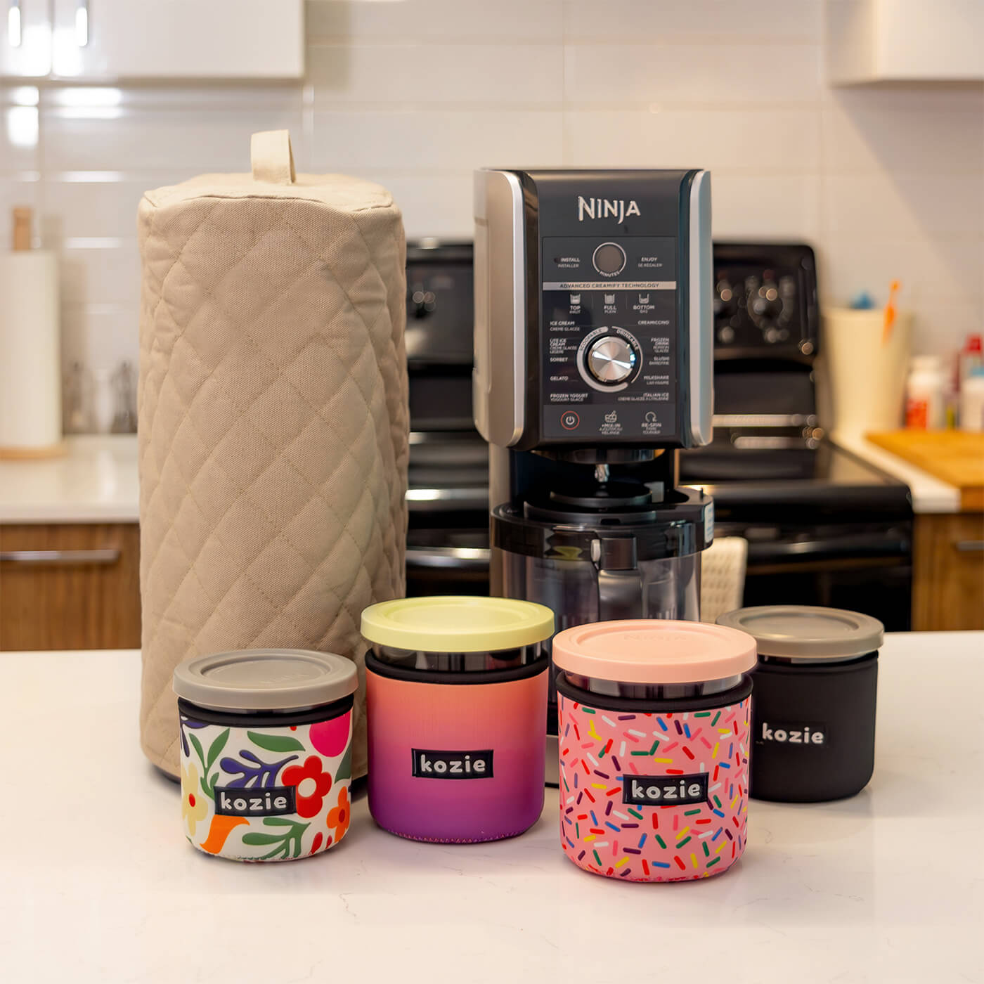 Koozies and covers for the Ninja Creami Ice cream maker – Kozie Covers
