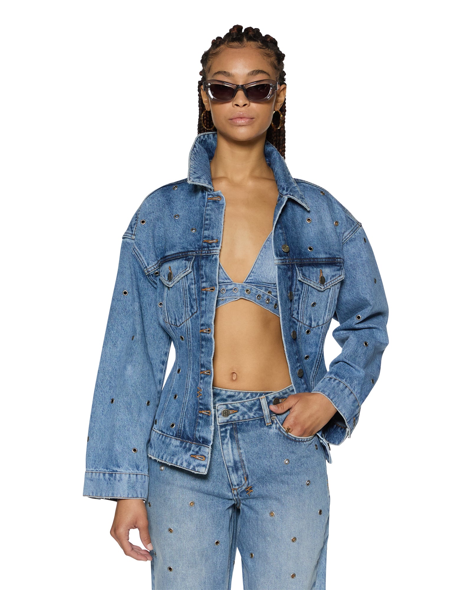 Cinched Chroma Trucker Jacket | Ksubi ++